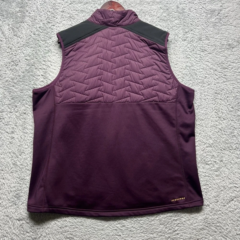 Ariat Rebar Cloud 9‎ Jacket Vest Womens 2XL Potent Purple Quilted Insulated